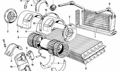 Einlaufzzarge esterno per BMW E23 Series 7 (OEM 64111361843). BMW originale.