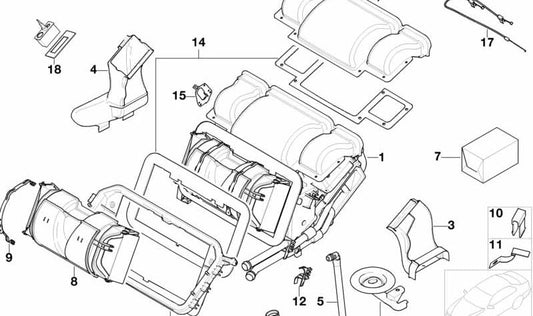 Válvula de retenção para BMW E52 (OEM 64316902090). BMW originais.