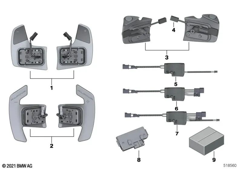 HOD CONTROL UNIT FOR BMW G42, G20, G20N, G21, G21N, G28, G80, G81, G22, G23, G26, G82, G83, F90N, G30, G30N, G31, G31N, G38, G38N, G32, G32N, G11 , G11n, G12, G12N, F91, F92, G14, G15, G16, F97, F97N, G01, G01N, G08, G08N, F98, F98N, G02, G02N, F95,