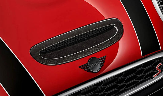 Panel de entrada de aire del capó JCW OEM 51142470815 para MINI F56, F55, Clubman F54, Cabrio F57... y más. Original MINI.
