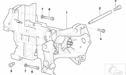 Mudança esportiva 6 Marchas OEM 23007677015 para motocicletas BMW R1150GS, R1150RT, R850RT. BMW Motorrad original.