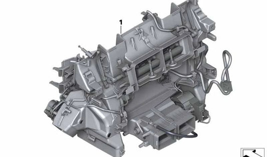 Alloggiamento di distribuzione del condizionamento dell'aria per BMW 5 F07 Series, F10, F11 (OEM 64119241193). BMW originale