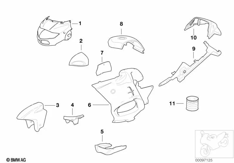 Juego de lápiz de pintura para BMW F, K, R (OEM 51910302248). Original BMW