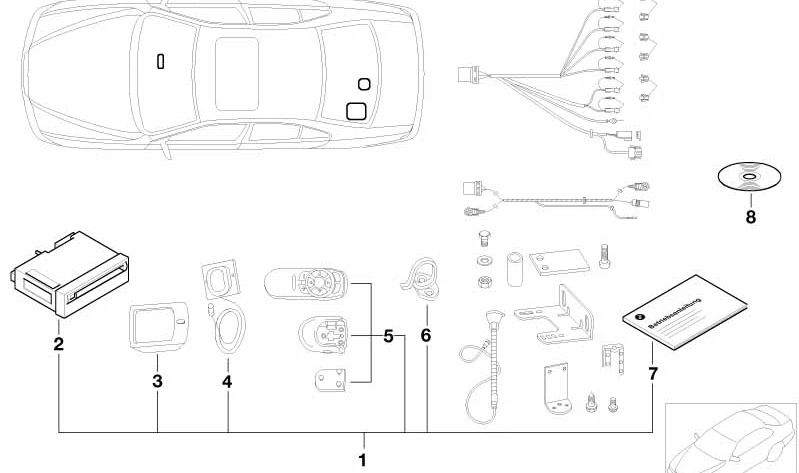 Antena GPS OEM 65908375944 para BMW E46, E39, E38. Compatible con modelos con navegador. Repuesto original BMW. Ideal si tu coche ha perdido señal GPS o necesitas reemplazar la antena del sistema de navegación.