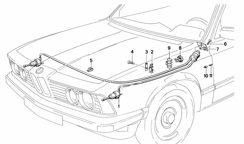 Placa soporte luz trasera OEM 63121367024 para BMW Serie 7 (E23). Original BMW.