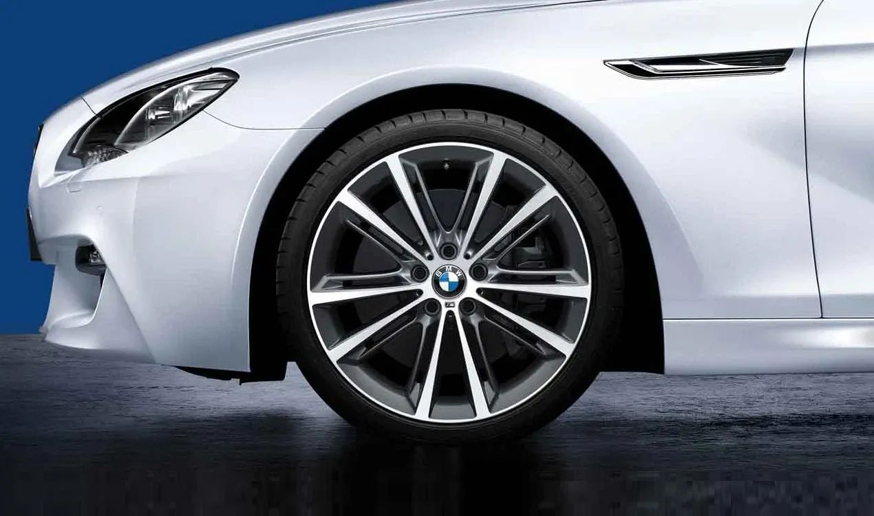 M Performance V-Spoke alloy wheel 464 for BMW 5 Series F10, F11, 6 Series F06, F12, F13 (OEM 36116854559). Original BMW