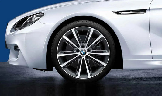 M Performance V-Spoke alloy wheel 464 for BMW 5 Series F10, F11, 6 Series F06, F12, F13 (OEM 36116854559). Original BMW