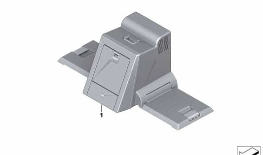 OEM Tragbarer Kühlschrank 64118062599 für BMW (kompatible Modelle: F15, F85, F16, F86). Original BMW
