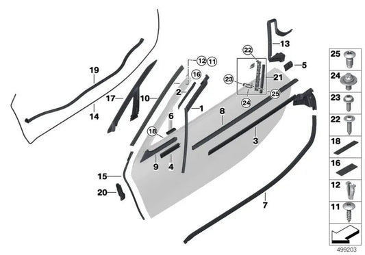 Expansionsmutter mit Turnblock für BMW I12, I12N, I15 (OEM 07147381114). Original BMW