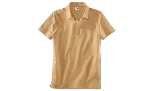 Polo de moda talla L color arena OEM 80142466169 para BMW. Original BMW.