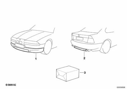 Druckbeschichtung für BMW E31 (OEM 51112253000). Original BMW