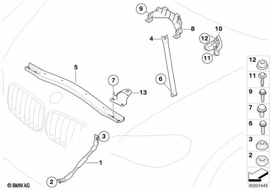Querstrebe for BMW X5 E70, X6 E71 (OEM 51717205151). Genuine BMW
