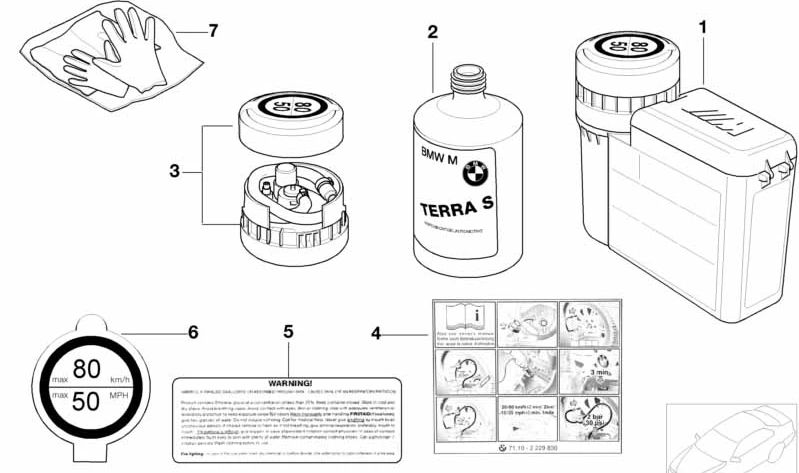 Manual de usuario OEM 71242229830 para BMW E36, E46, E39, Z3, E52. Original BMW.