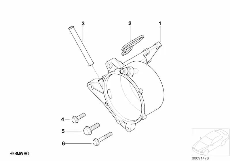 Scheda per BMW 5 E60 Series, E61 Series 6 E63, E64 Series 7 E65, E66 X5 E53, E70 (OEM 12317507808). BMW originale