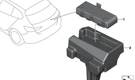 Supporto HKFM OEM 61357499305 per BMW F40. BMW originale.