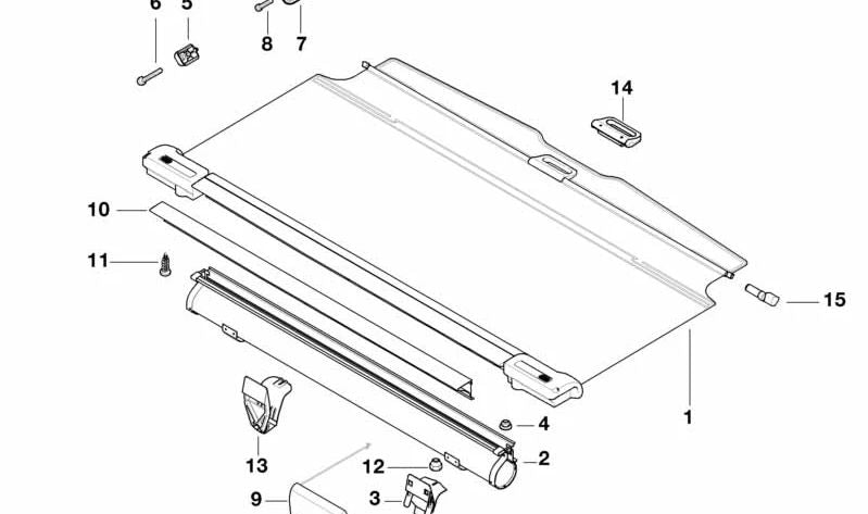 Soporte lateral izquierdo OEM 51478193953 para BMW E36. Original BMW.