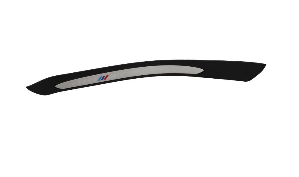 Moldura M estribo trasero izquierdo OEM 51477898823 para BMW Serie 5 E60, E61, E60 LCI, E61 LCI. Original BMW.