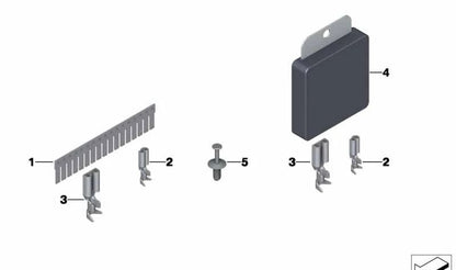 Conector del mazo de cables OEM 61131387140 para BMW E81, E82, E87, E88, F20, F21, F40, F52, F70, F22, F23, F44, F45, F46, F87, U06, E36, E46, E90, E91, E92, E93, F30, F31, F34, F35, F80, G20, G21, G28, G80, G81, F32, F33, F36, F82, F83, G22, G23, G2