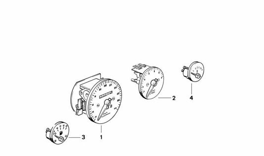 Medidor de combustible OEM 62122297109 para BMW Z1 (E30). Compatible con todos los modelos Z1 fabricados entre 1988 y 1991. Original BMW.