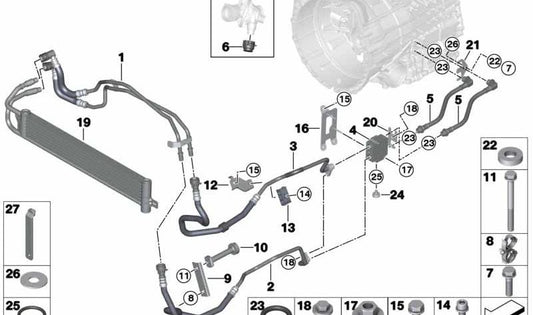 Llave de inserción OEM 83302455997 para BMW {F20, F21, F22, F23, F30, F31, F32, F33, F34, F36, F10, F11, F07, F06, F12, F13, G30, G31, G32, G11, G12, X1, X3, X4, X5, X6, i3, i8}. Original BMW.
