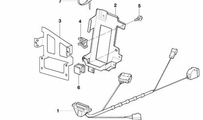 Prise en charge du connecteur blanc OEM 61138365550 pour BMW E87, E88, F20, F21, E36, E46, E90, E91, E92, E93, E39, E38, E65, E66, E84, E83, F25, E53, F15, F85, Z3, E89, E89, E89, E89 E89, E89, E89, E89, E89, E89, E89. BMW d'origine.