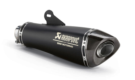 Silenciador deportivo negro OEM 77115A1B271 para motos BMW R nineT, R nineT Pure, R nineT Scrambler, R nineT Urban G/S. Original BMW Motorrad.