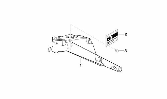Remache OEM 07119905056 para BMW Motorrad R 1150 R, R 850 R, Rockster (03/2002 - 07/2005). Original BMW Motorrad.