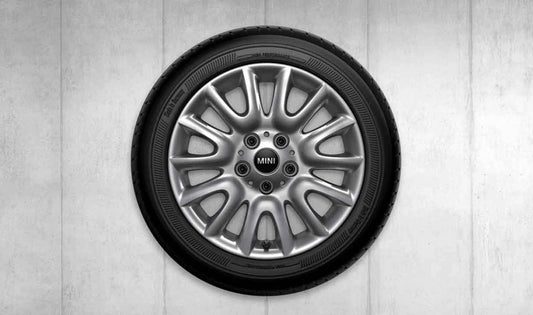 Llanta de aluminio Victory Spoke 495 16" OEM 36116855104 para MINI F56, F55, Cabrio F57... y más. Original MINI.