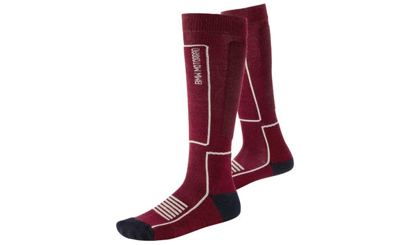 Calcetines funcionales rojos talla 35-38 OEM 76248504208 para motos BMW. Original BMW Motorrad.