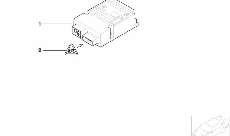 Módulo Gateway OEM 65776941842 para BMW Serie 7 {E65, E66} modelos 730d, 730i, 735i, 740d, 745i, 760i (2001-2005). Original BMW.