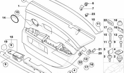 Tuerca hexagonal para BMW F20, F21, F40, F70, F22, F23, F45, F46, E21, E30, E36, E46, F30, F31, F32, F33, F36, E12, E28, E34, E39, F10, F11, G31, E24, G32, E23, E32, E38, E65, E66, E31, F48, F39, F25, F26, E53 y MINI F54, F60 (OEM 07119905729). Original B