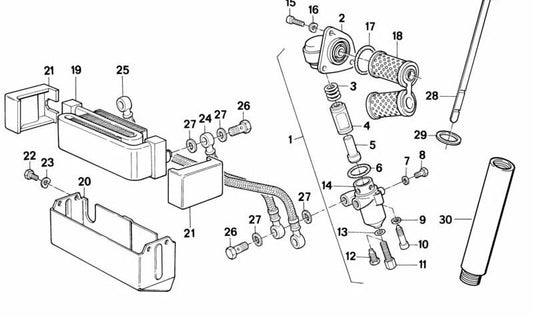 O -OMD Board 11421335380 for BMW E23, E24, E28, E30, E31, E32, E34, E36, E38, E39, E46, E53, Z3. Original BMW.