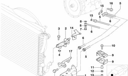 Intercambiador de Calor para BMW E39, E38 (OEM 17217505823). Original BMW