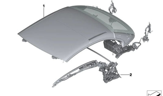 Mecanismo de teto para BMW F33, F83 (OEM 54375A2CCA5). BMW original.