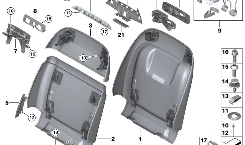 Módulo LED OEM 63319240765 para BMW F07, F10, G30, G31, F01, F02, F04, F15, G05, F85, F16, G06, F86, G07. Original BMW.