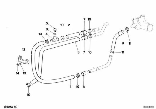 Valve de ventilation pour BMW E46, F30, F80 (OEM 64212161113). BMW d'origine.
