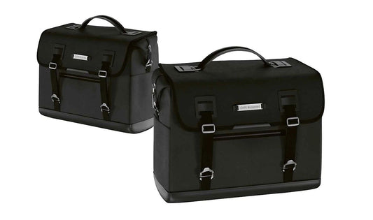 Sacoche latérale gauche étanche OEM 77402471303 pour motos BMW R18, R18 Classic. BMW Motorrad d'origine.