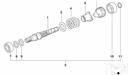 Ruota oem filata 23212345502 per BMW R1100GS, R1100RT, R850R, R1100RS, R1100S ... e altro. BMW MOTORAD originale.