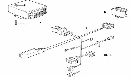 OEM 24611422301 Unité de commande pour BMW E34. Module de gestion électronique d'origine de la boîte de vitesses automatique. Compatible uniquement avec les modèles E34. Remplacement BMW d'origine.