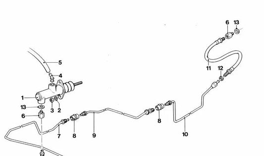 OEM adapter 21522160546 for BMW E26. Compatible with BMW Classic 1 Series (E26) with manual change produced between 1978 and 1981. Original BMW piece.