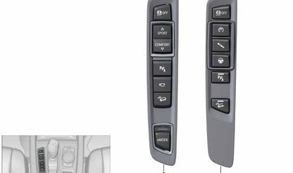 Zentrale Konsolenregeleinheit für BMW F85, F86 (OEM 61317850149). Original BMW