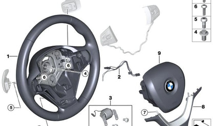 Vite OEM 32306769431 per BMW E81, E82, E87, E88, F20, F21, F22, F23, F45, F46, E90, E91, E92, E93, F30, F31, F34, F35, F32, F33, F36, E84, F48 F25, F26, E70, F15, E71, E72, F16. BMW originale.
