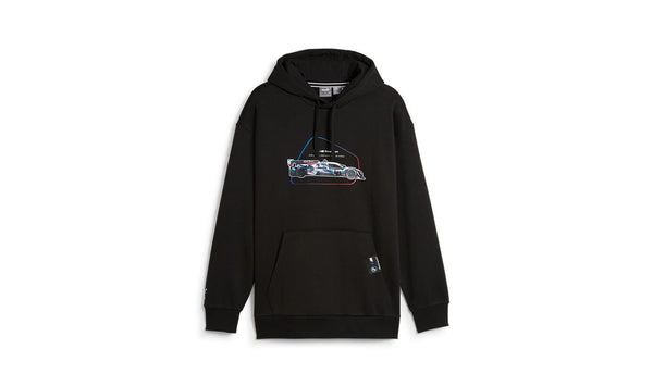 Sudadera con capucha BMW M Motorsport Autografik OEM 80145B318A4 para BMW. Diseño inspirado en el motor Hybrid V8, ideal para fans de BMW Motorsport. Original BMW.