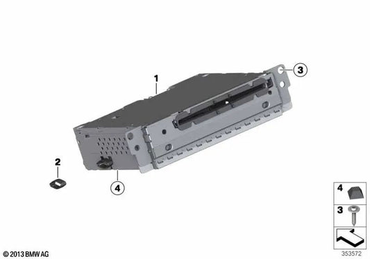 RP Radio for BMW F20, F21, F22, F30, F31, F34, F32, F33 (OEM 65129357994). Genuine BMW