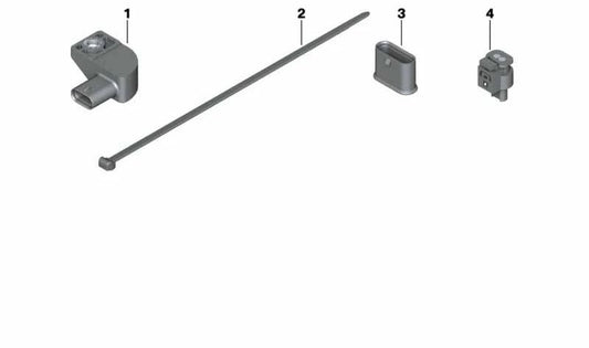 Blind Housing OEM 12518583709 for BMW G20. Original BMW piece used in electrical wiring.