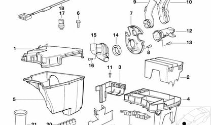 Trägerrelais für BMW E38 (OEM 12901747915). Original BMW.