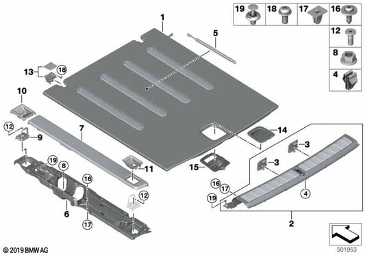 Loading Sill Trim for BMW X6 F96, G06 (OEM 51477948357). Original BMW