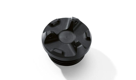 Juego de tapones de llenado de aceite OEM 77125A68EE3 para motos BMW R1300GS, R1300GS Adventure, S1000R, M1000RR... y más. Original BMW Motorrad.