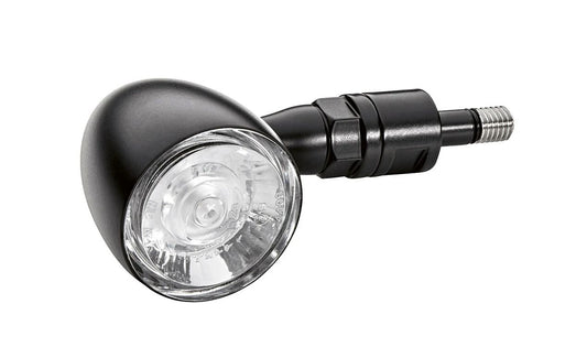 Juego de intermitentes LED delanteros negros OEM 77515A1A278 para motos BMW R 18, R 18 Classic, R 18 B, R 18 Transcontinental. Original BMW Motorrad.