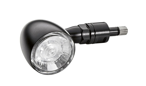 Juego de intermitentes LED delanteros negros OEM 77515A1A278 para motos BMW R 18, R 18 Classic, R 18 B, R 18 Transcontinental. Original BMW Motorrad.